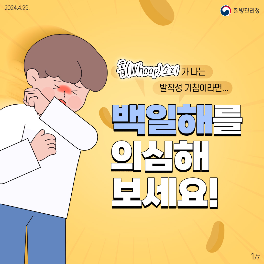 백일해 예방수칙 이미지 1