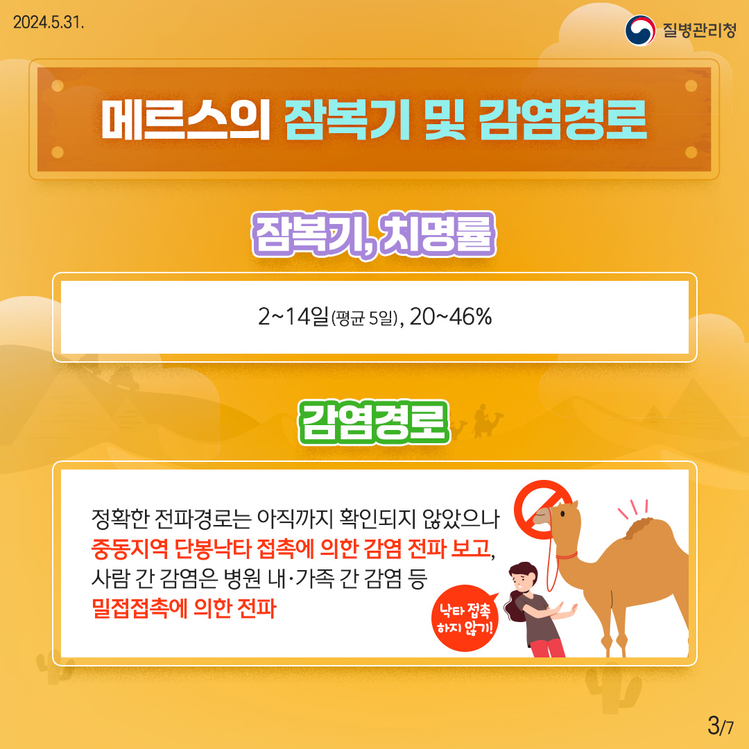 중동지역 여행자를 위한 메르스 예방수칙 이미지 3
