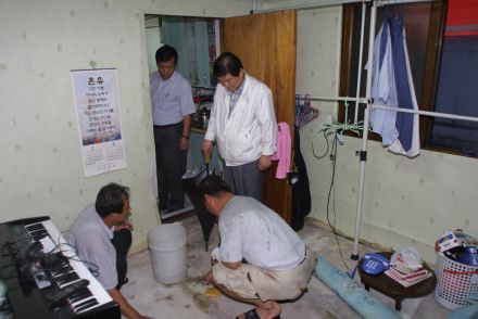 시흥동 수해지역 점검 의 사진