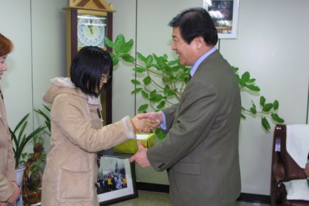 청장님 사진 촬영전달한 학생 표 의 사진