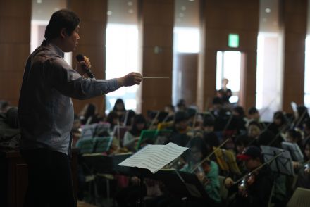 제2회 하모니오케스트라 연습장면 의 사진7