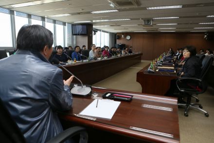 통장 위촉장 (감사장)수여식 의 사진