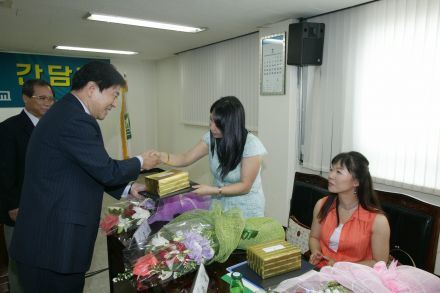 안천초교 녹색어머니회 간담회 의 사진6