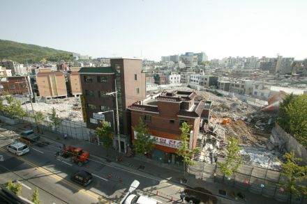 부장천 공원 철거 의 사진