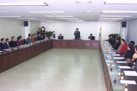 자유총연맹 신년간담회 의 사진