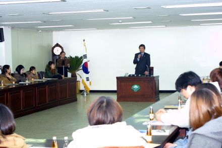 아르바이트 대학생 간담회 의 사진