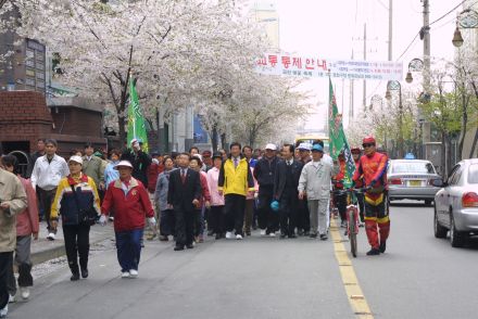 벚꽃십리길 구민걷기대회 의 사진9