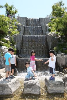 삼성산 시민공원에서 여름을 즐기는 아이들 의 사진22