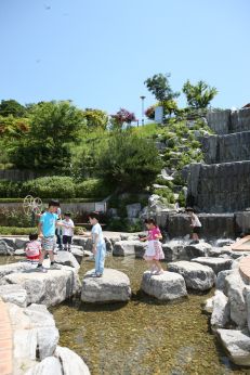 삼성산 시민공원에서 여름을 즐기는 아이들 의 사진46