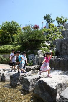 삼성산 시민공원에서 여름을 즐기는 아이들 의 사진68