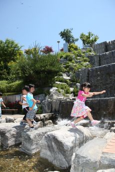 삼성산 시민공원에서 여름을 즐기는 아이들 의 사진74