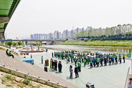 새마을방역발대식 의 사진