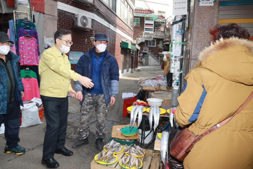 재래시장살리기 상인 격려(현대시장) 의 사진9