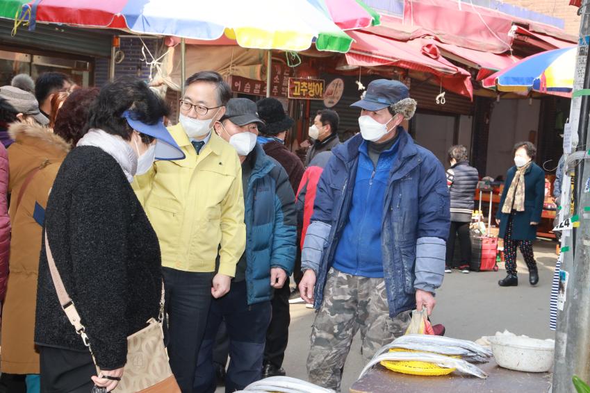 재래시장살리기 상인 격려(현대시장) 의 사진10