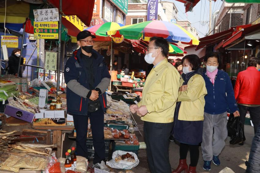 재래시장살리기 상인 격려(현대시장) 의 사진11