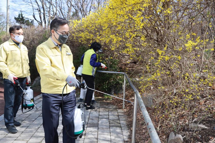 독산4동 코로나 확산방지 방역활동 의 사진41