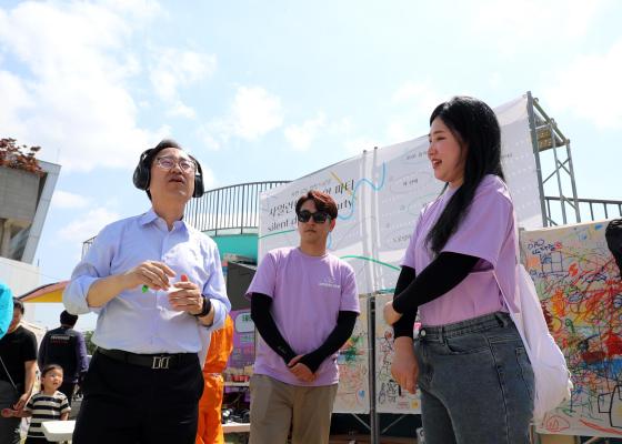 금천하모니축제 현장 라운딩 의 사진46