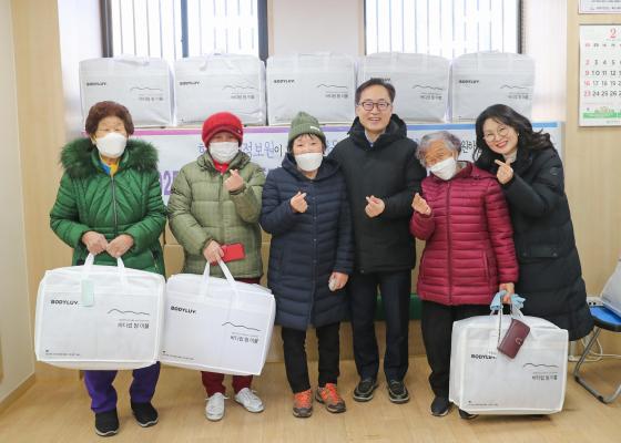 서울특별시사회복지협의회 에너지 취약가구 한파 물품 지원 현장 방문 의 사진1