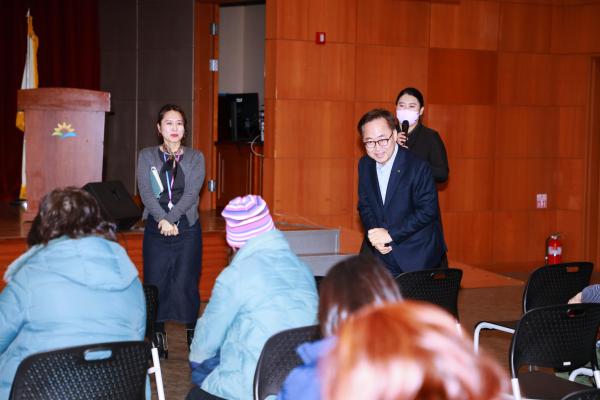 금천강희맹장독대 영양교육 의 사진
