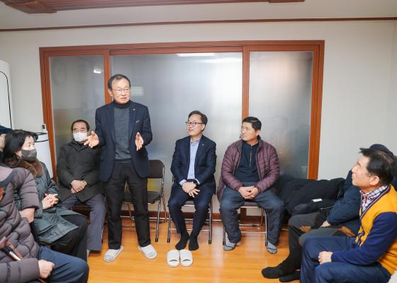 시흥4동 한울경로당 방문 의 사진