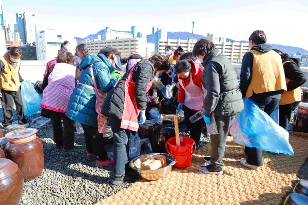 금천강희맹장독대 영양교육 및 장 담그기 의 사진22