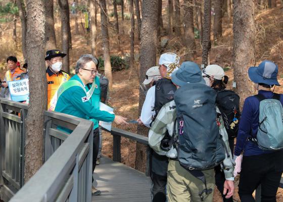 호암산 산불예방 캠페인 의 사진33