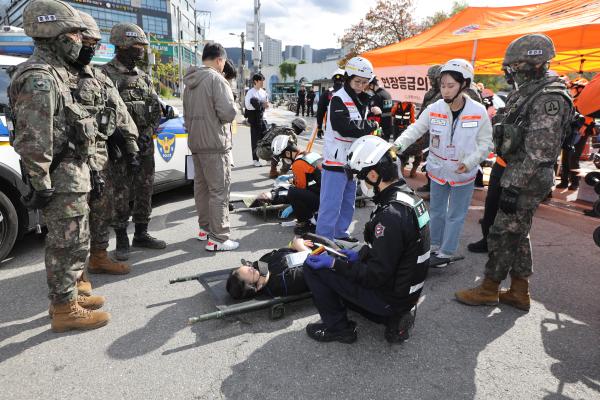 2025년 금천구 재난대응 안전한국훈련 의 사진115