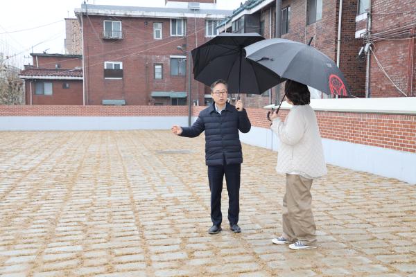 독산3동 소규모주차장 준공 관련 현장 점검 대표사진