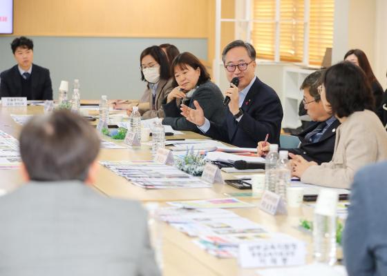 서울시 교육감 교육현장(한울중학교) 방문 의 사진