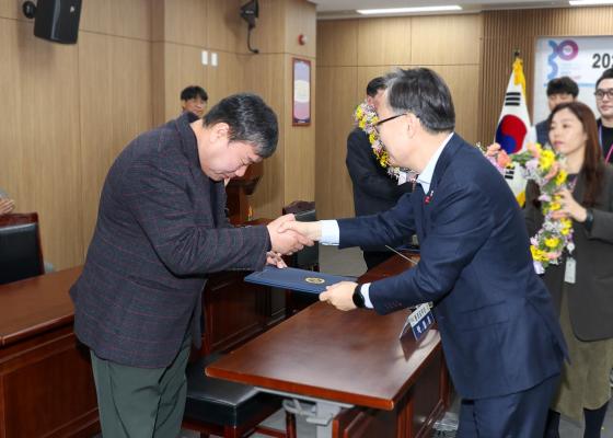 2025년도 환경공무관 정년퇴임식 의 사진12
