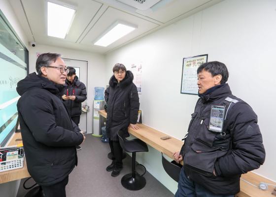 서울이동노동자 가산쉼터 현장 방문 의 사진12