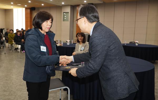 통장 예비학교 및 임기만료 통장 감사장 수여식 의 사진8