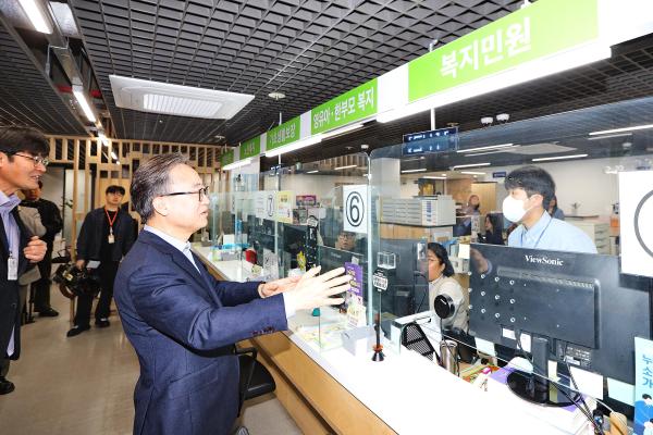 통합돌봄 시행 관련 동 현장 방문 의 사진4