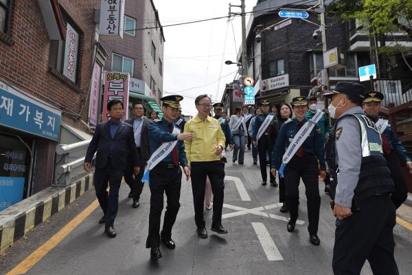 독산3동 범죄예방 사업 대상지_ 서울경찰청장 현장 방문 의 사진84