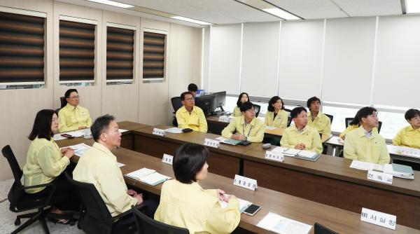 풍수해 재난안전대책본부 회의 의 사진15