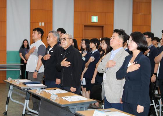 귀뚜라미문화재단 장학생 수여식 의 사진2