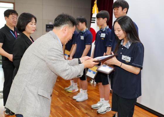귀뚜라미문화재단 장학생 수여식 의 사진23