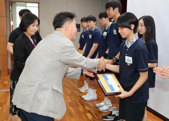 귀뚜라미문화재단 장학생 수여식 의 사진26
