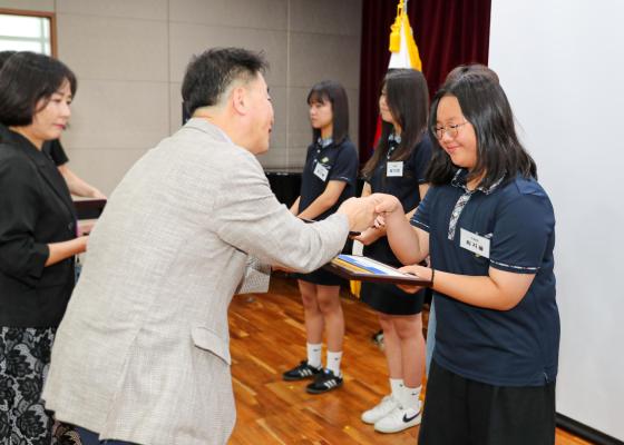 귀뚜라미문화재단 장학생 수여식 의 사진44