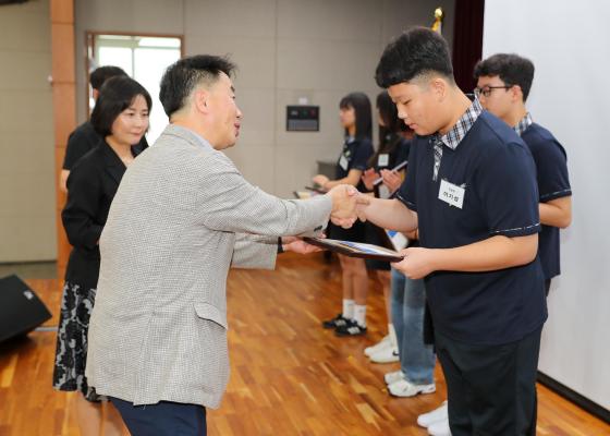 귀뚜라미문화재단 장학생 수여식 의 사진48