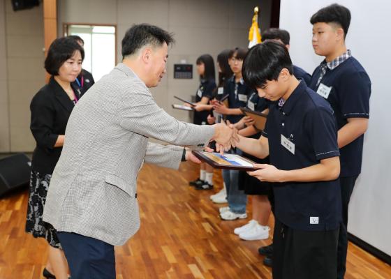 귀뚜라미문화재단 장학생 수여식 의 사진50
