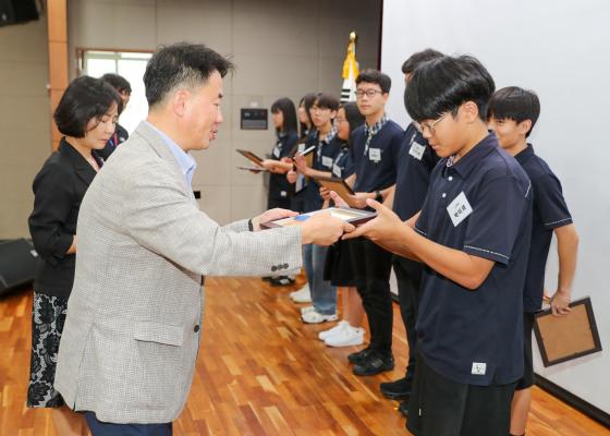 귀뚜라미문화재단 장학생 수여식 의 사진51
