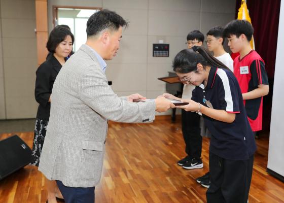 귀뚜라미문화재단 장학생 수여식 의 사진63