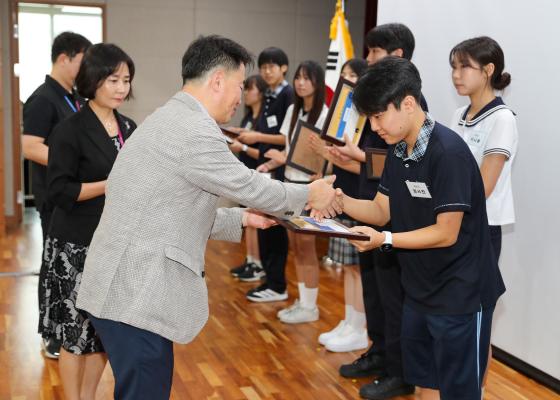 귀뚜라미문화재단 장학생 수여식 의 사진90