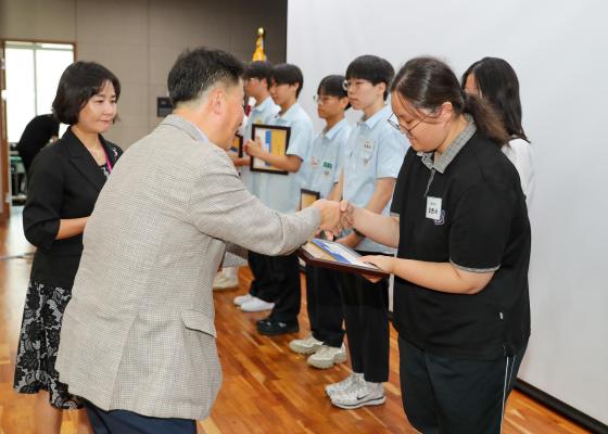 귀뚜라미문화재단 장학생 수여식 의 사진114
