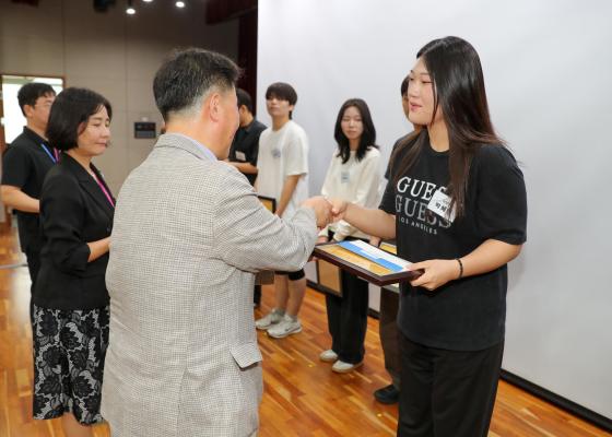 귀뚜라미문화재단 장학생 수여식 의 사진132