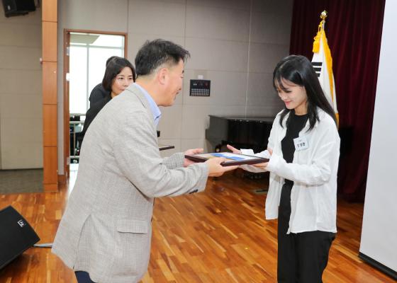 귀뚜라미문화재단 장학생 수여식 의 사진157