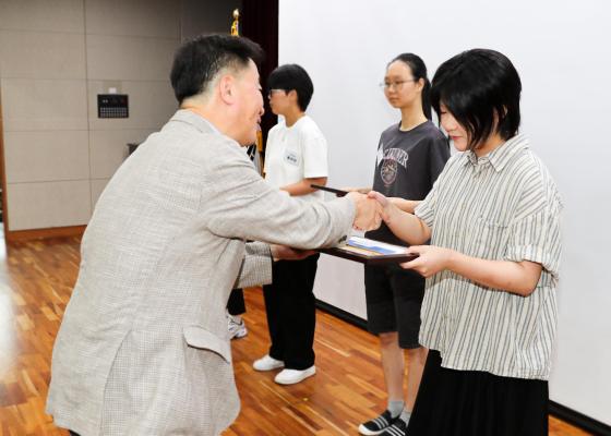 귀뚜라미문화재단 장학생 수여식 의 사진163