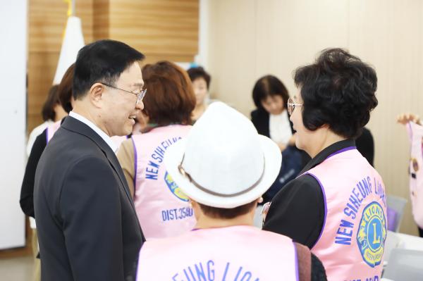 뉴시흥라이온스클럽 한부모가정 후원 협약식 의 사진28