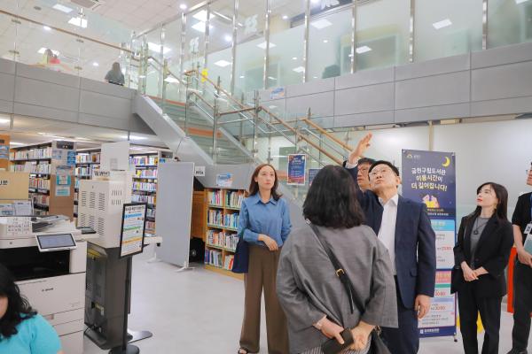 금나래도서관 열람실 연장관련 현장방문 의 사진11